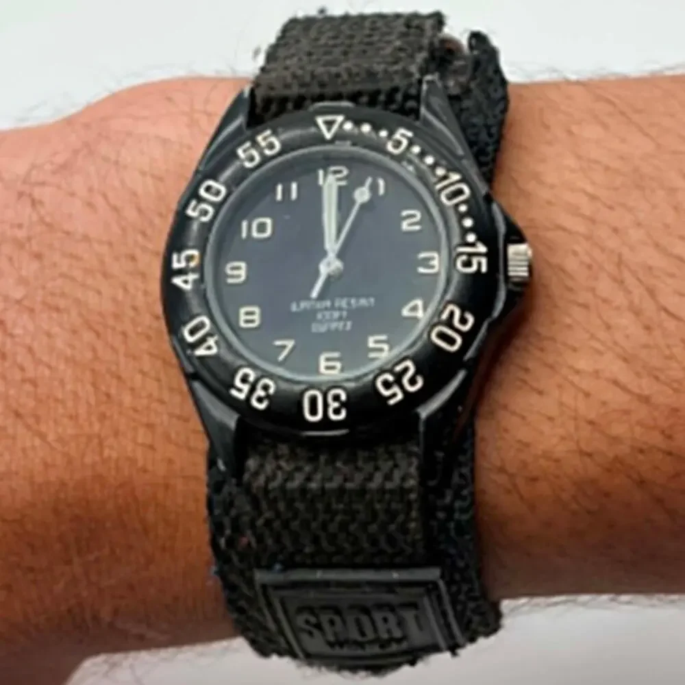Black Retro Watch